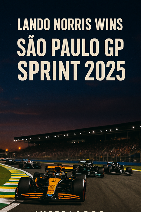 F1 cars at Interlagos circuit during São Paulo GP Sprint Race 2025